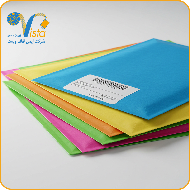 پاکت پستی حبابدار رنگی