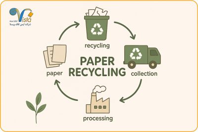 چرخه بازیافت کاغذ