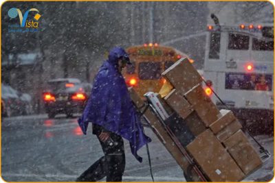 جابجایی در باران