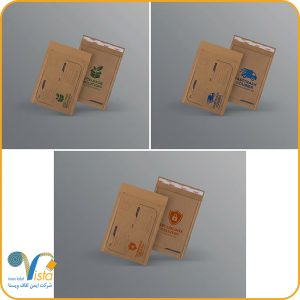 طراحی لوگو برروی پاکت کرافت